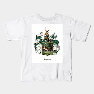Swartout Family Coat of Arms and Crest Kids T-Shirt